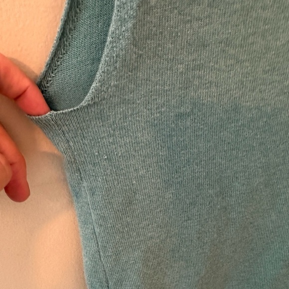 The Burgess Sweater The Paris Mock Neck Dress - Teal - Picture 3 of 9